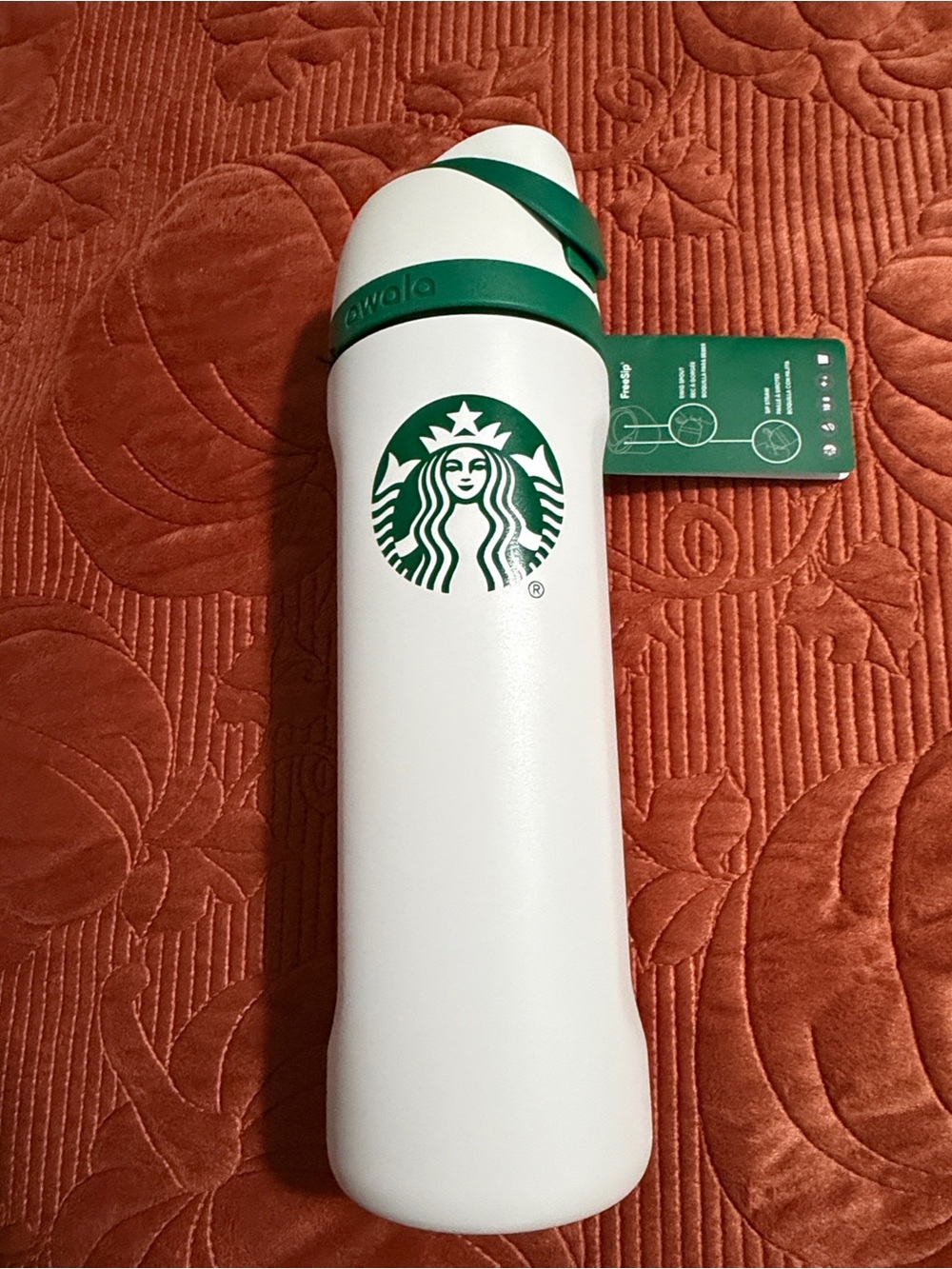 Starbucks White and Green Reusable Tumbler